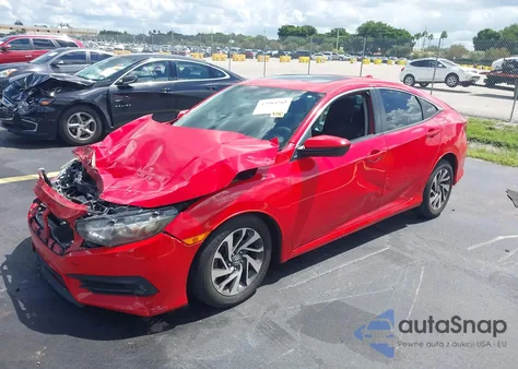 2018 Honda Civic Ex из США, поврежденный, VIN 2HGFC2F71JH568922